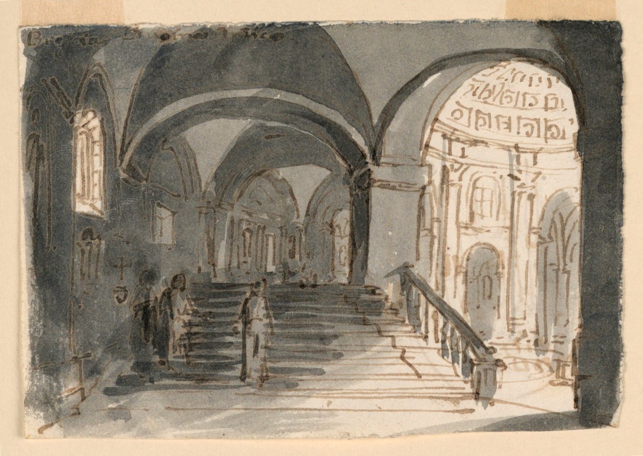 Antigua Catedral en Brescia de Antonio Giuseppe Basoli