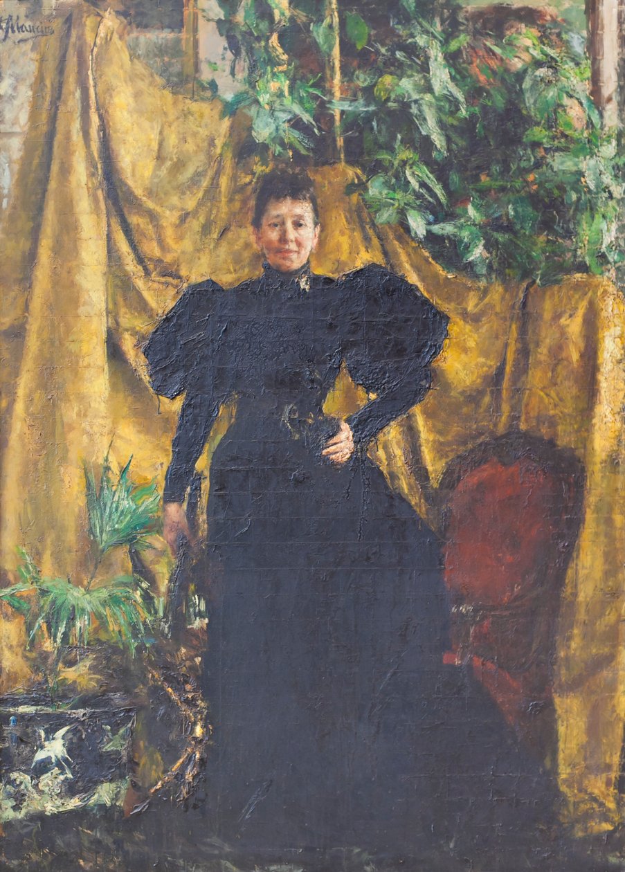 Retrato de la Signora Pantaleoni de Antonio Mancini