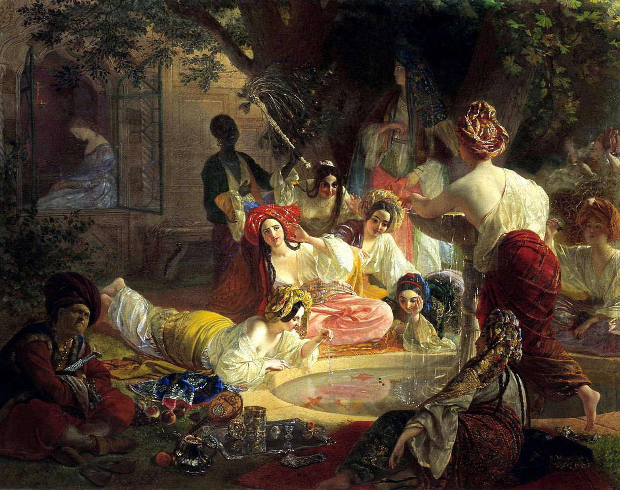 La Fuente de Bajchisarái, 1849 de Antonio Molinari