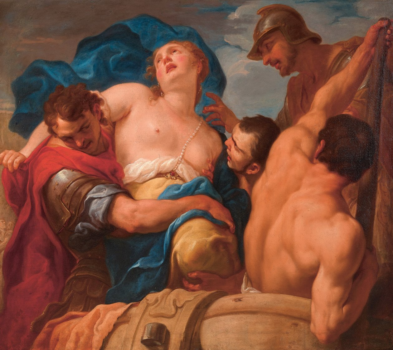 El rapto de Helena, ca. 1695 de Antonio Molinari