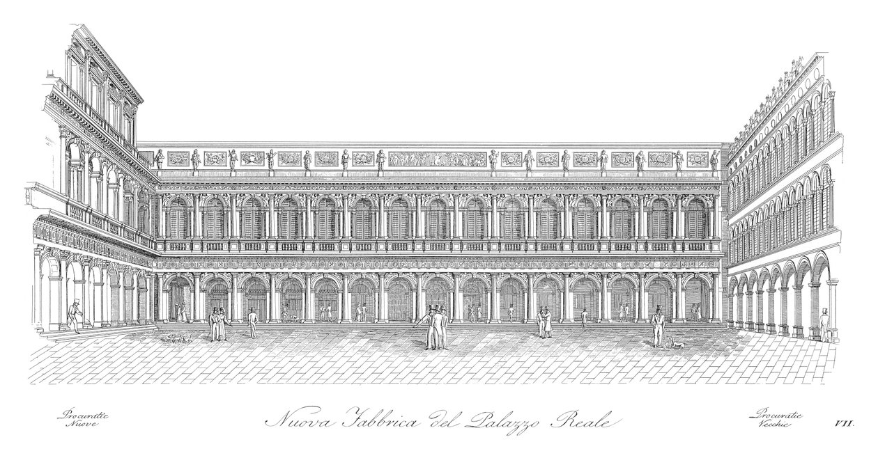 La Piazza di San Marco en Venecia de Antonio Quadri