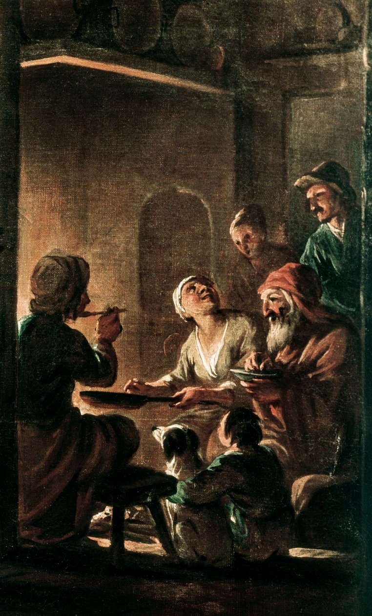 El invierno (detalle) de Antonio Viladomat