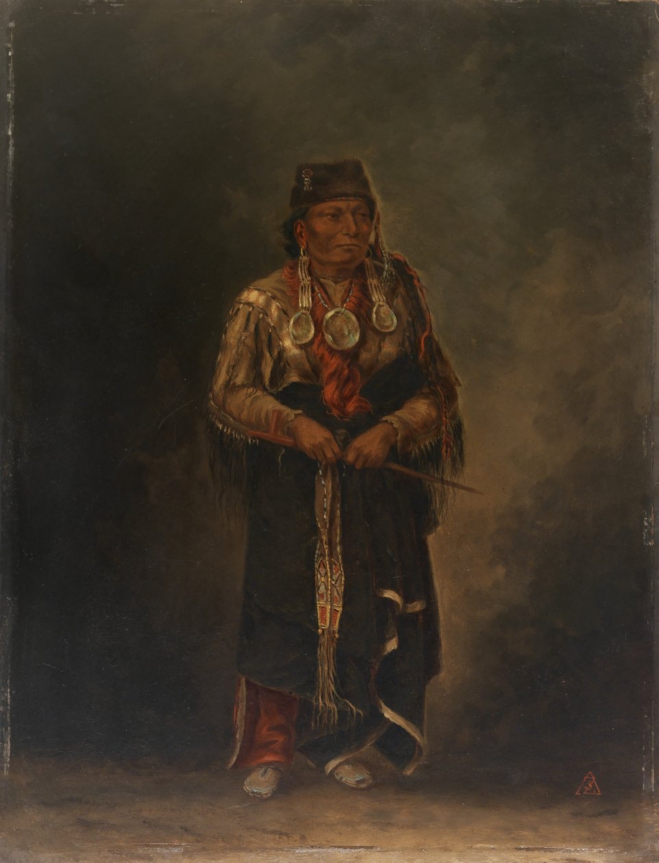 Chunka-ah-luta (Perro rojo) de Antonion Zeno Shindler