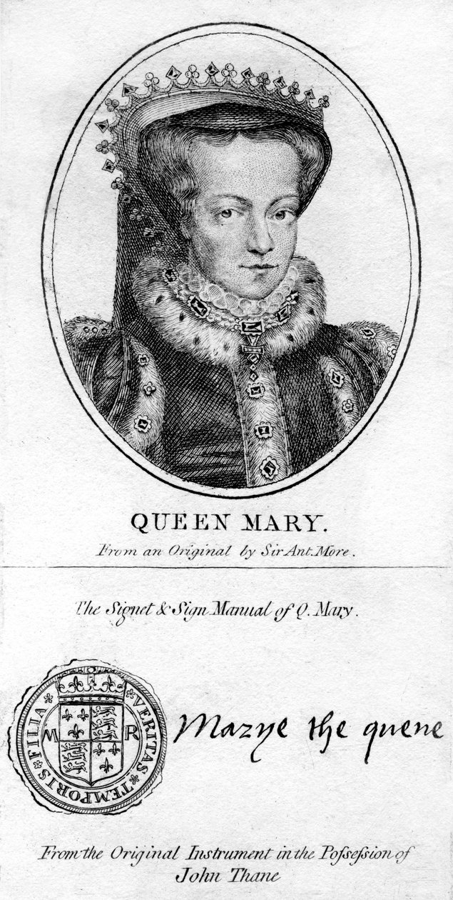 Reina María I de Inglaterra de Antonis Mor