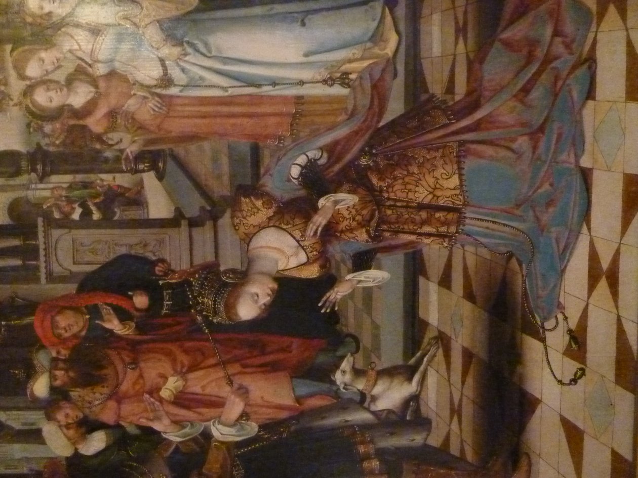 Ester y Asuero; Adán y Eva de Antwerp School