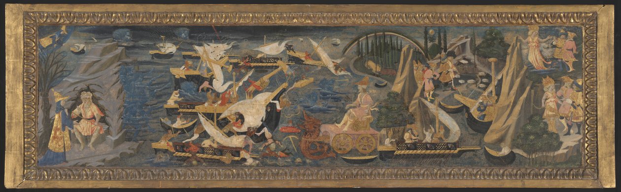 El naufragio de Eneas de Apollonio di Giovanni