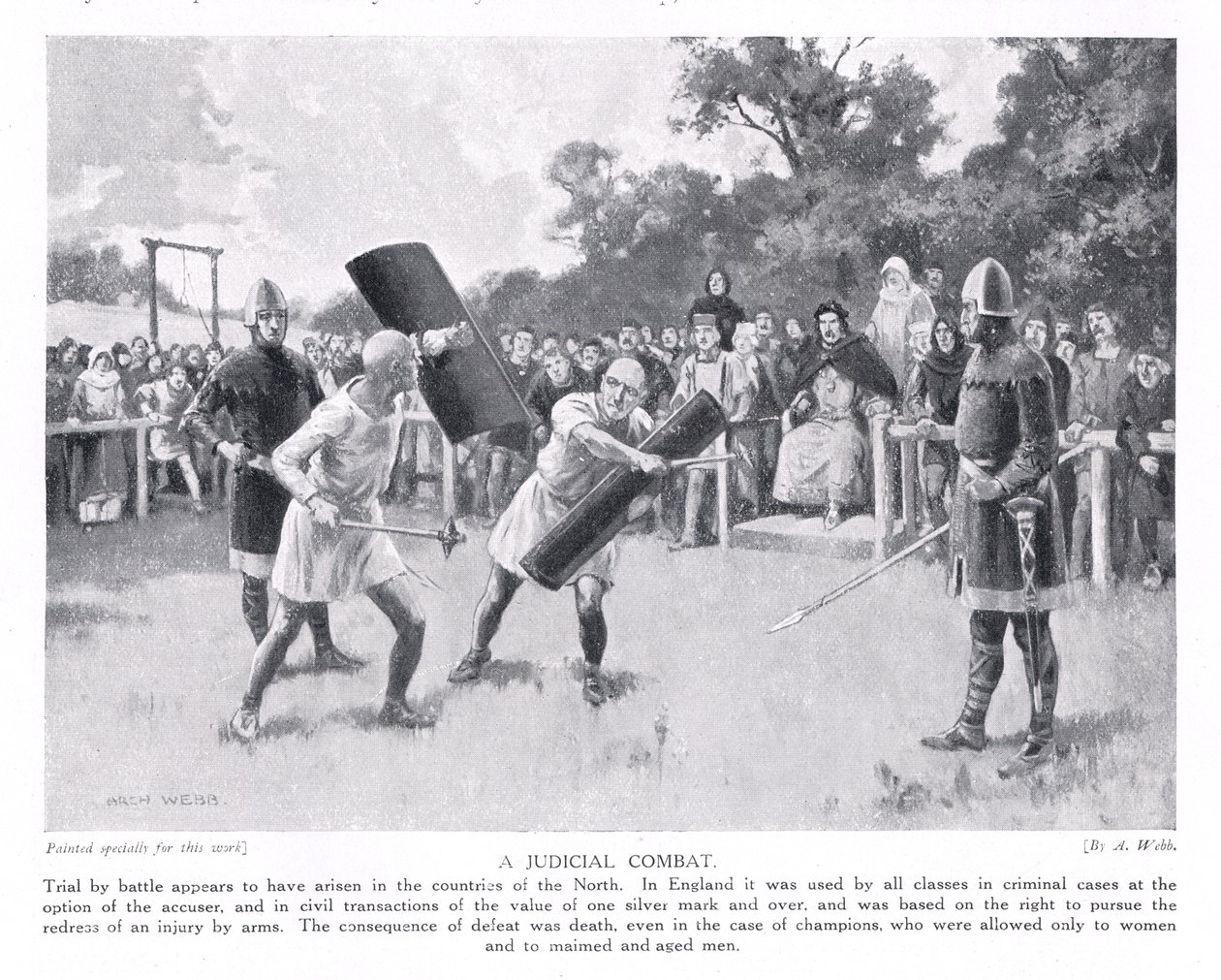 Combate judicial, años 1920 de Archibald Webb