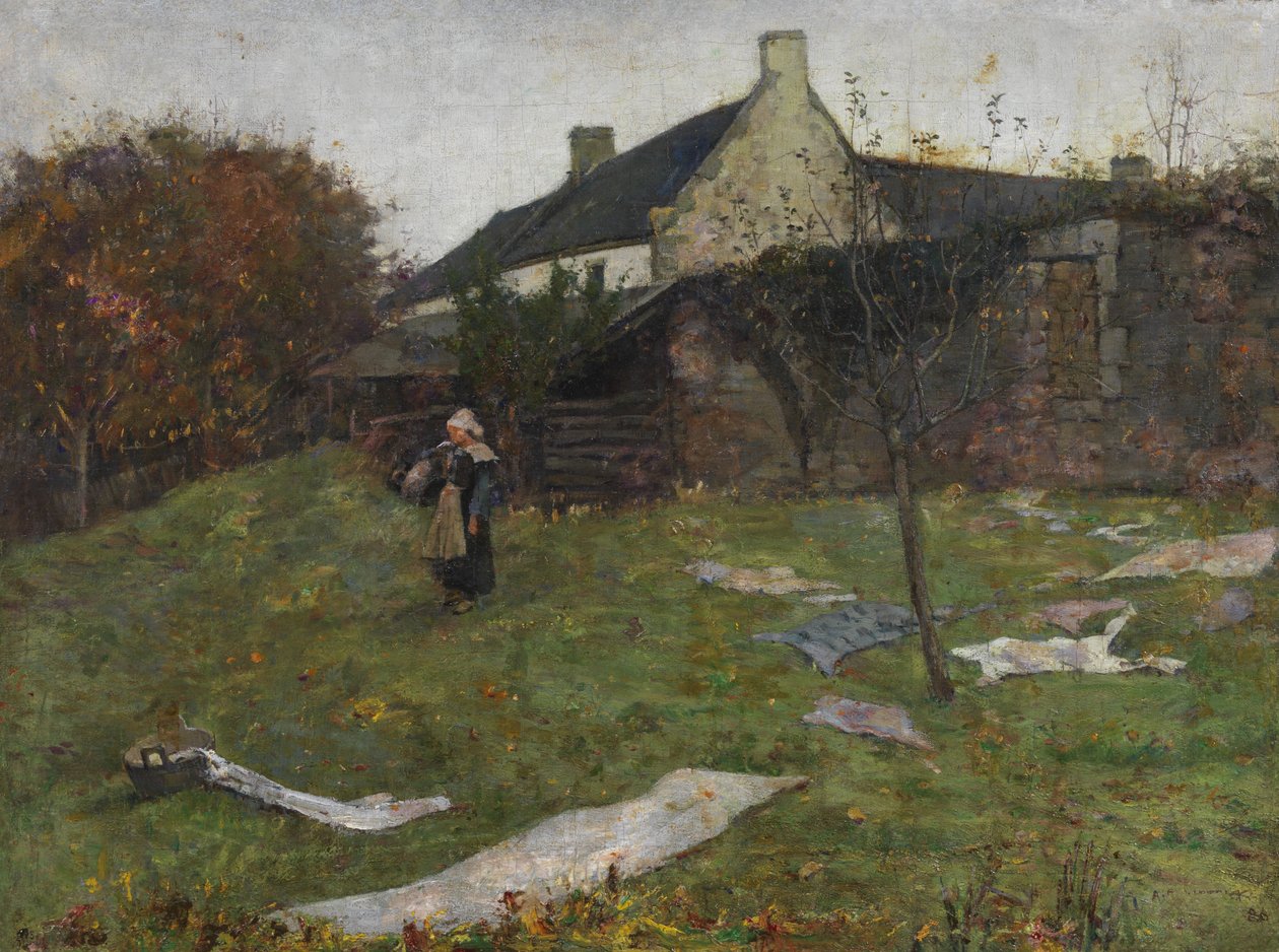 Parte trasera del estudio de Gauguin de Archibald Standish Hartrick