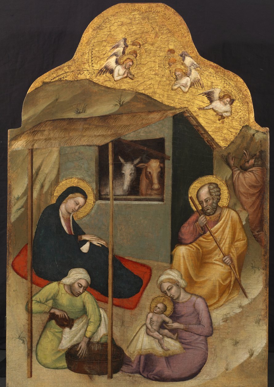 Natividad, c.1380 de Aretino Luca Spinello or Spinelli