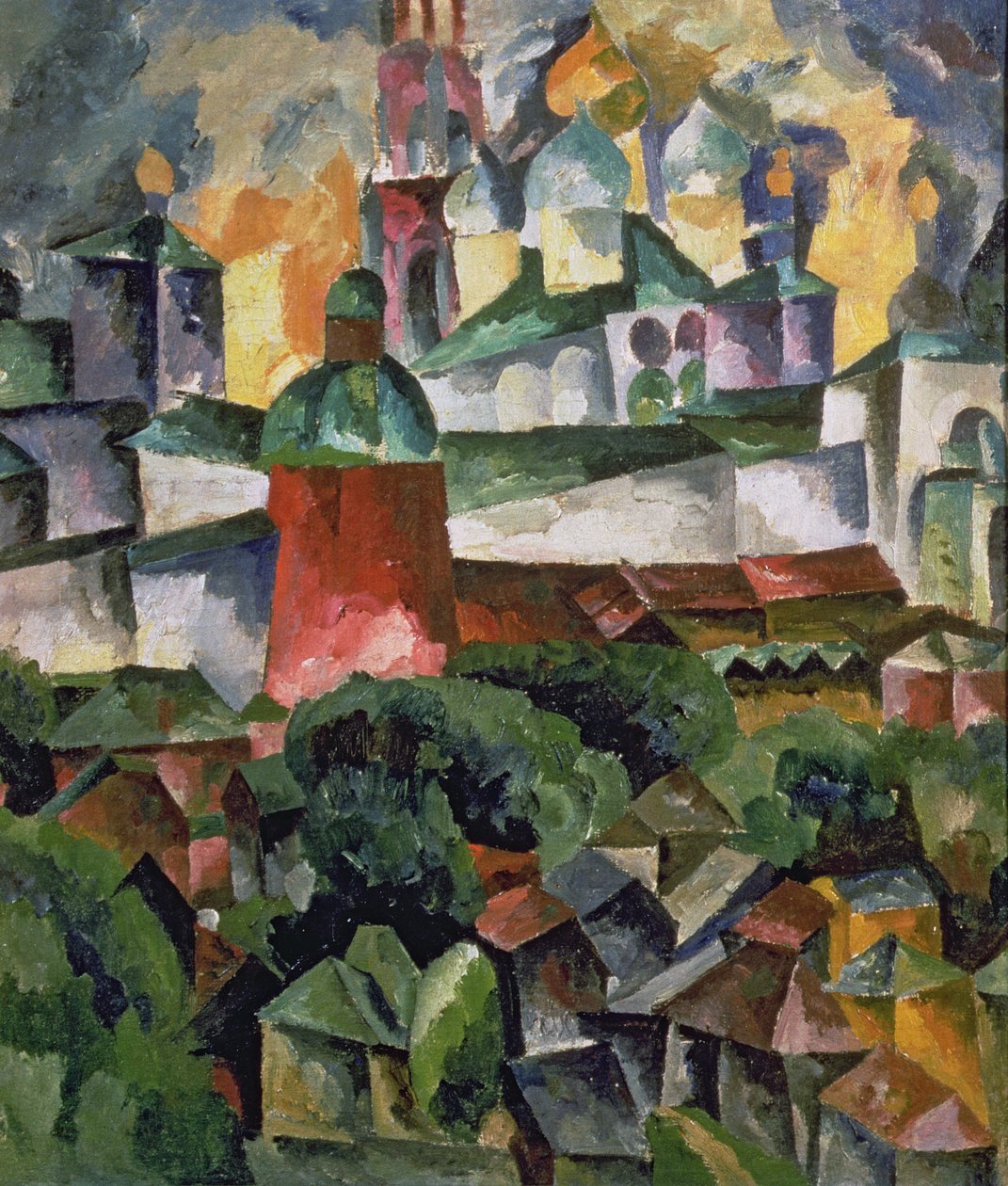 Paisaje cerca de Troize-Sergiev de Aristarkh Vasilievic Lentulov