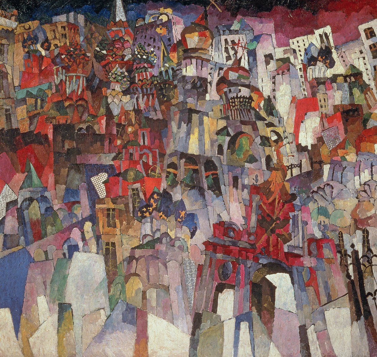 Moscú de Aristarkh Vasilievic Lentulov