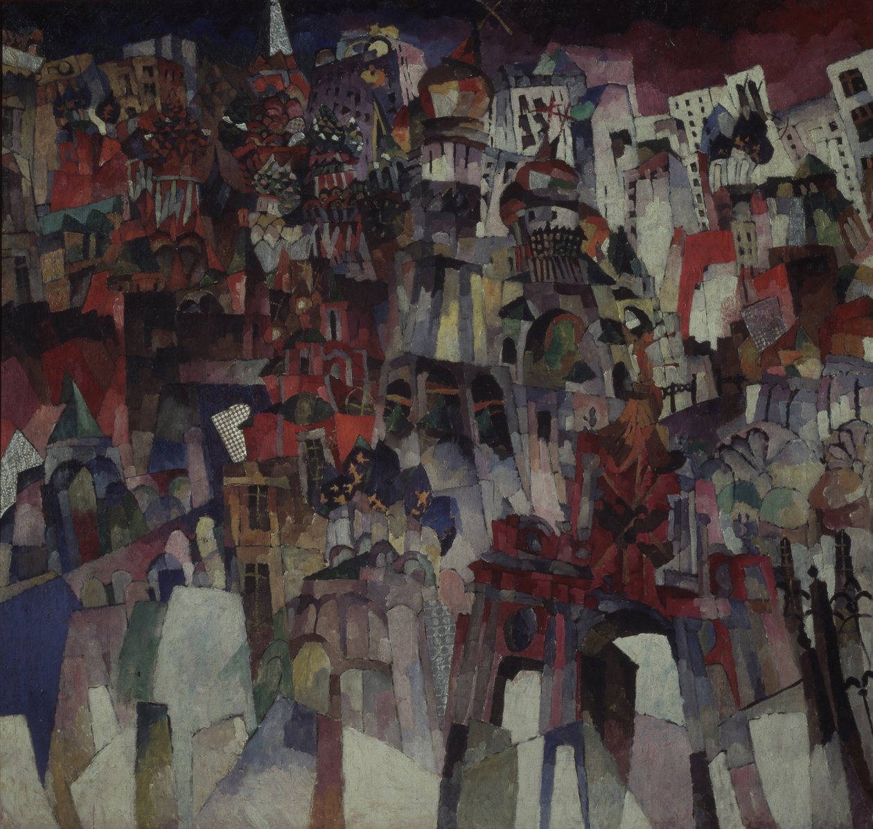 Moscú de Aristarkh Vasilievic Lentulov