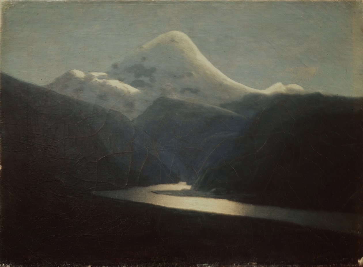 En el Monte Elbrus, 1870s de Arkhip Ivanovich Kuindzhi