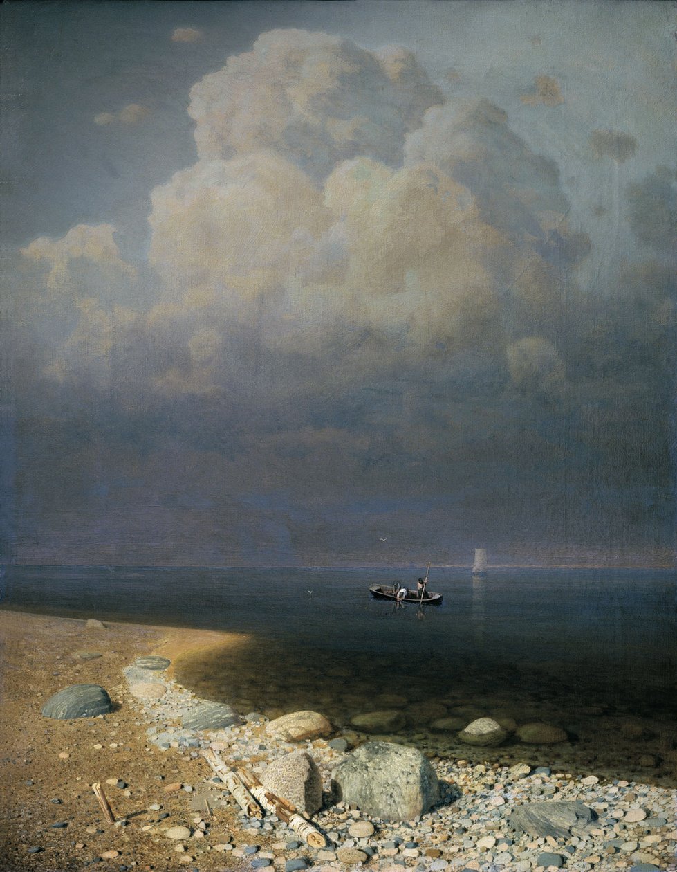 Lago Ladoga, 1873 de Arkip Ivanovic Kuindzi