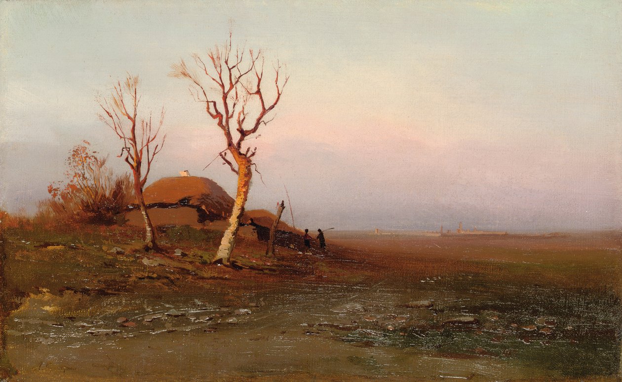Temprano en la noche de Arkip Ivanovic Kuindzi