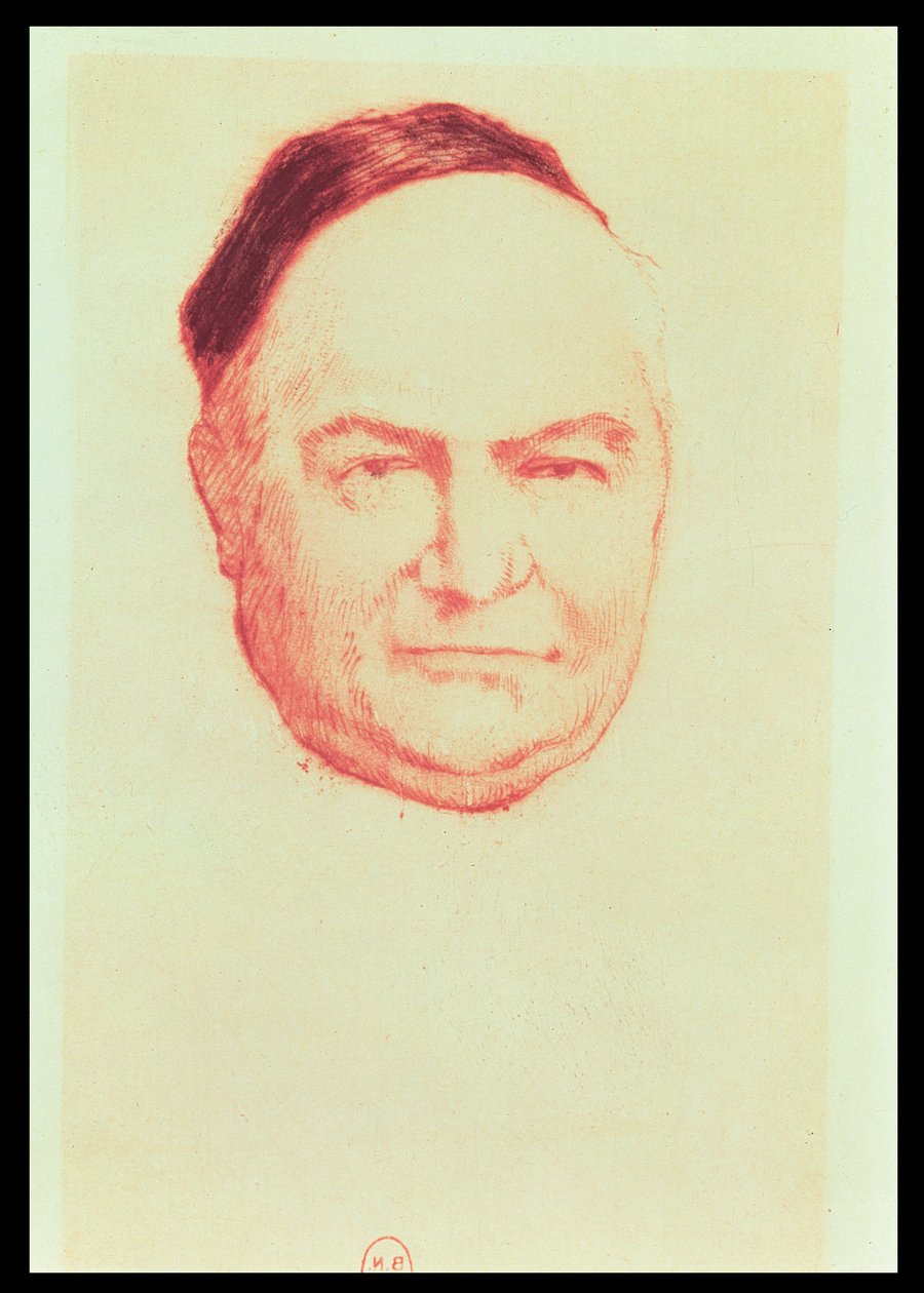 Retrato de Charles Augustin Sainte-Beuve (1804-69) de Armand Rassenfosse