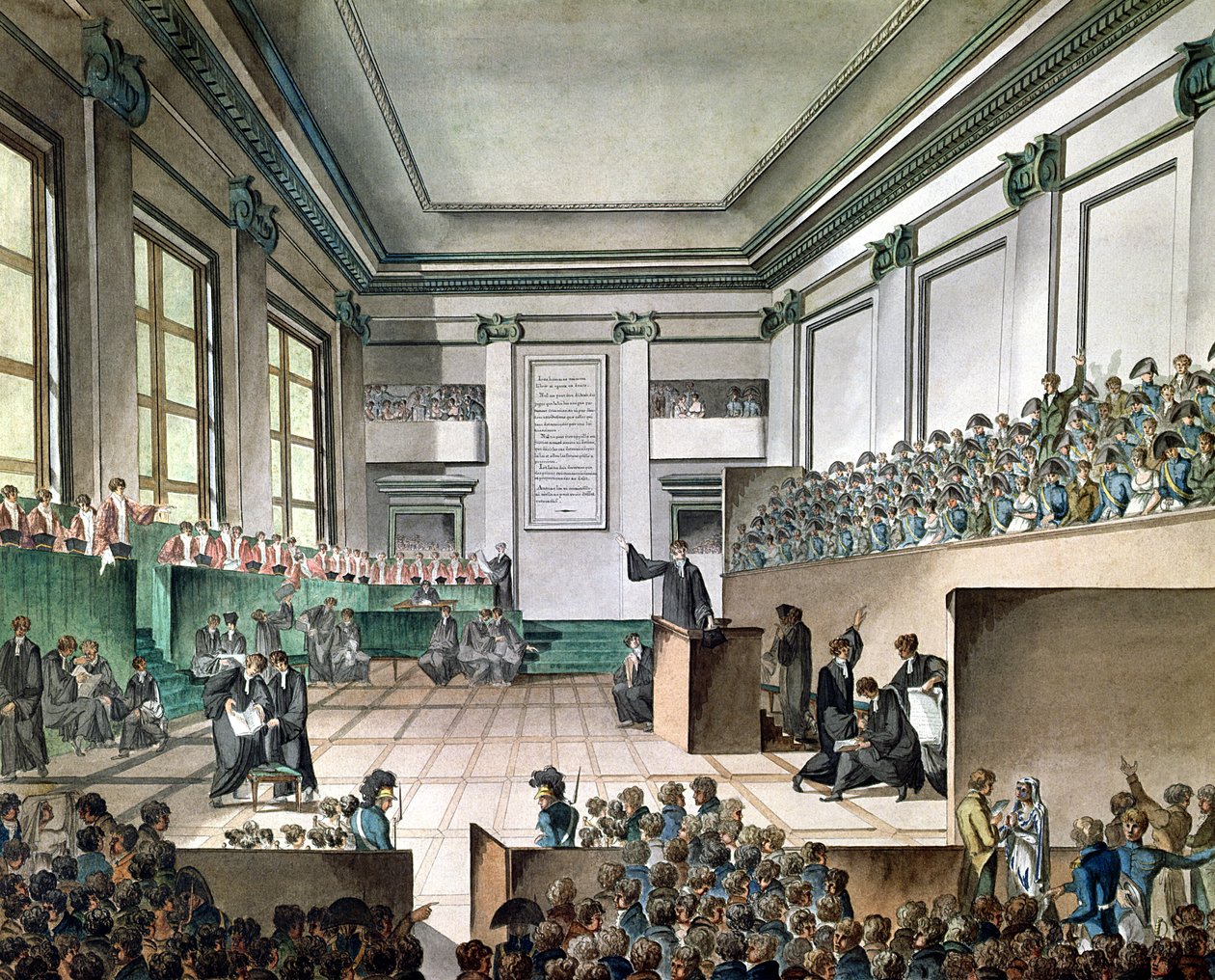 El Juicio del Asunto Cadoudal, c.1804 de Armand de Polignac