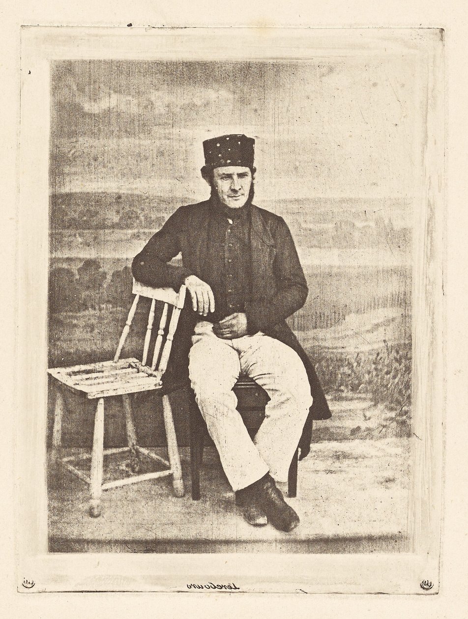 [Retrato de un hombre] de Armand Hippolyte Louis Fizeau
