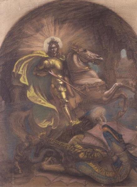 San Jorge y el dragón de Armand Point