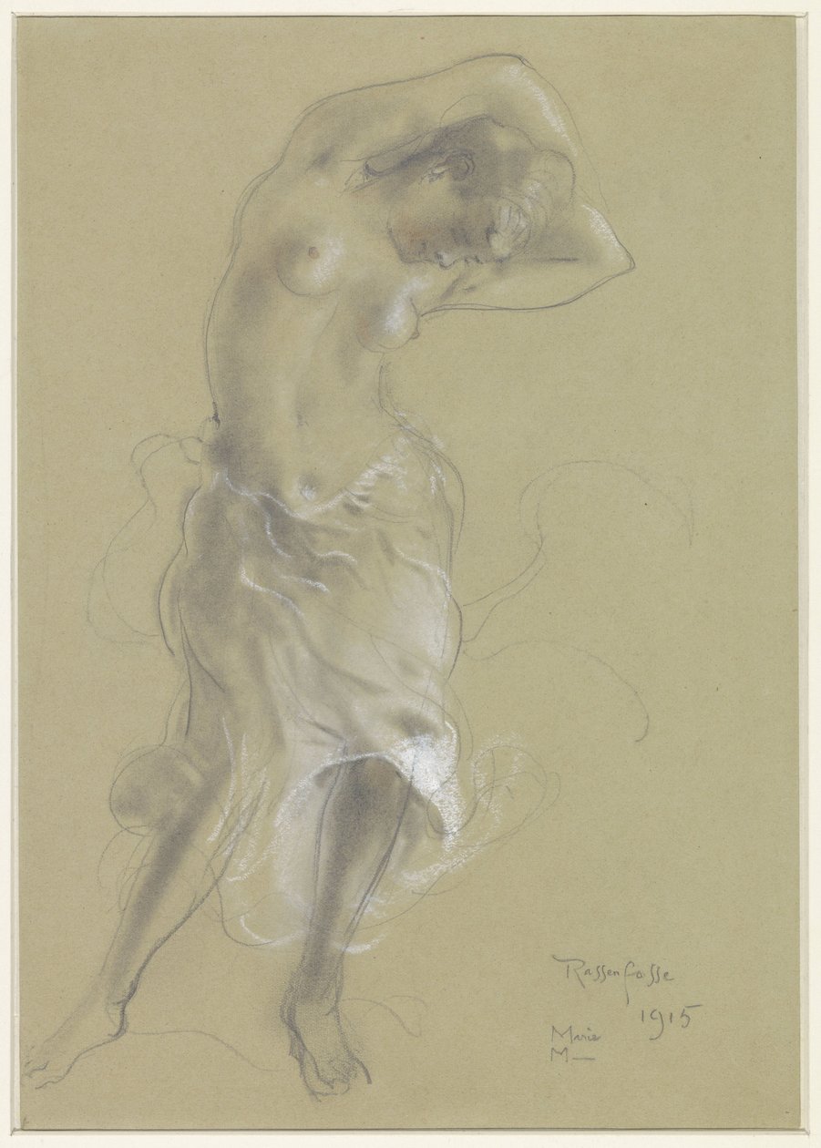 Bailarina semidesnuda de Armand Rassenfosse