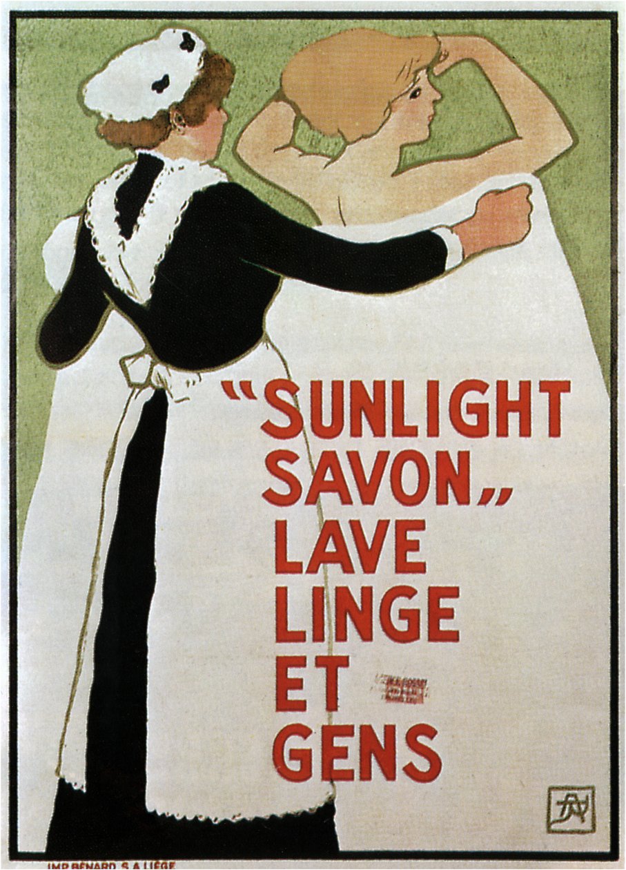 Sunlight Savon, 1910 de Armand Rassenfosse