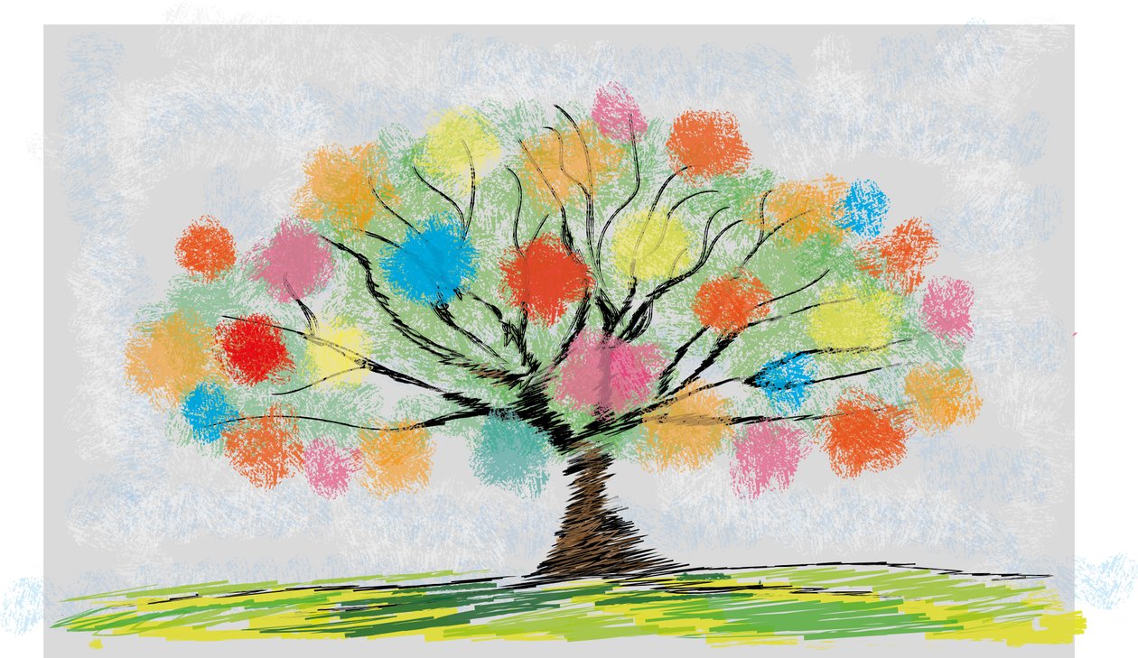 Árbol Colorido de Armin Mumper