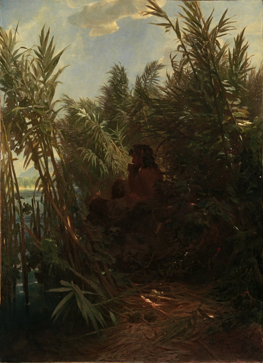 Pan en los juncos de Arnold Böcklin