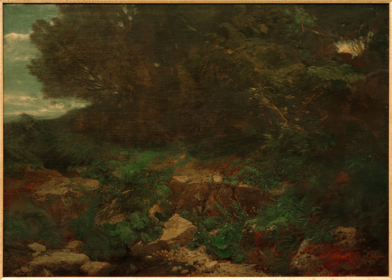 Al borde del bosque de Arnold Böcklin