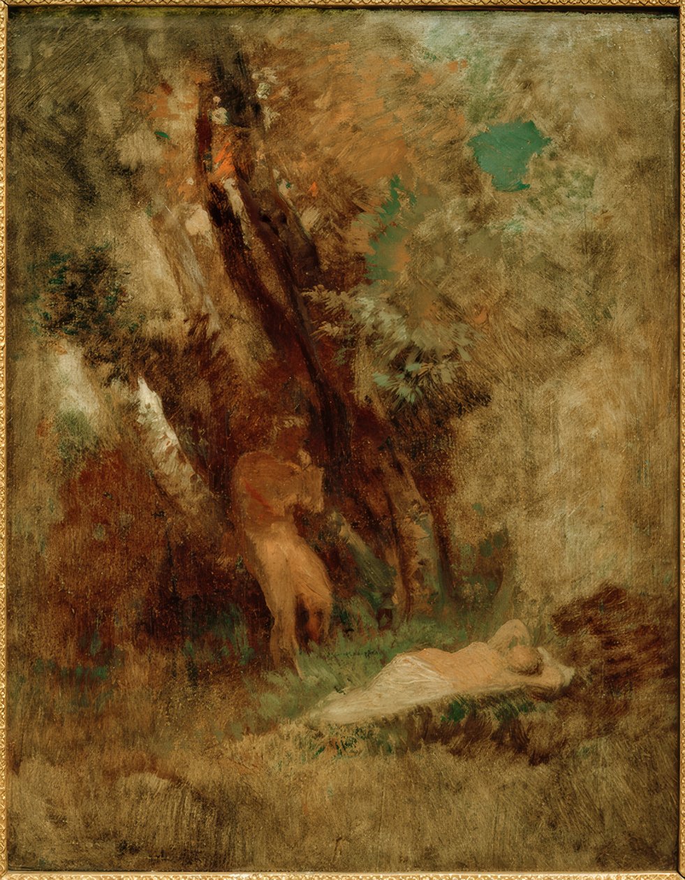 Paisaje forestal de Arnold Böcklin