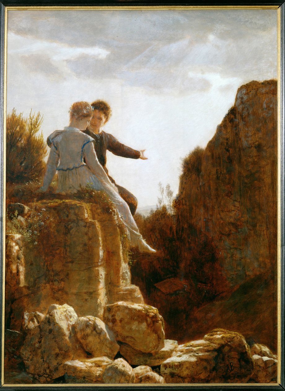 Luna de miel - Viaje de novios ... de Arnold Böcklin