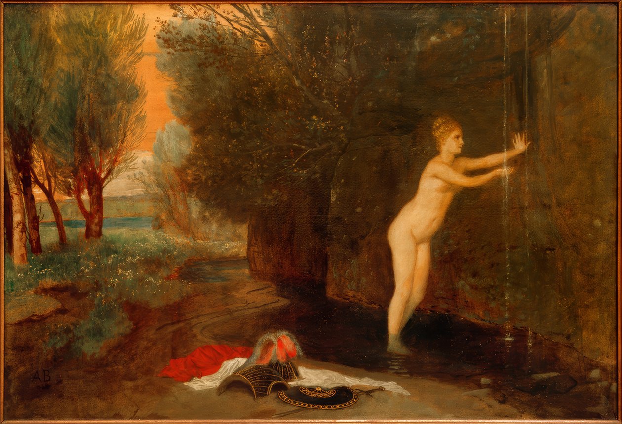 En la fuente de Arnold Böcklin