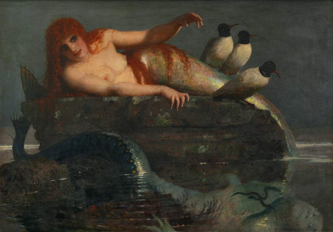 Mar en calma de Arnold Böcklin