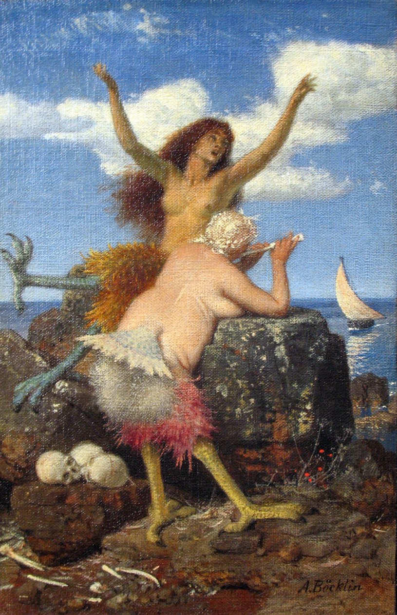 Alemán:  Sirenen Sirens de Arnold Böcklin