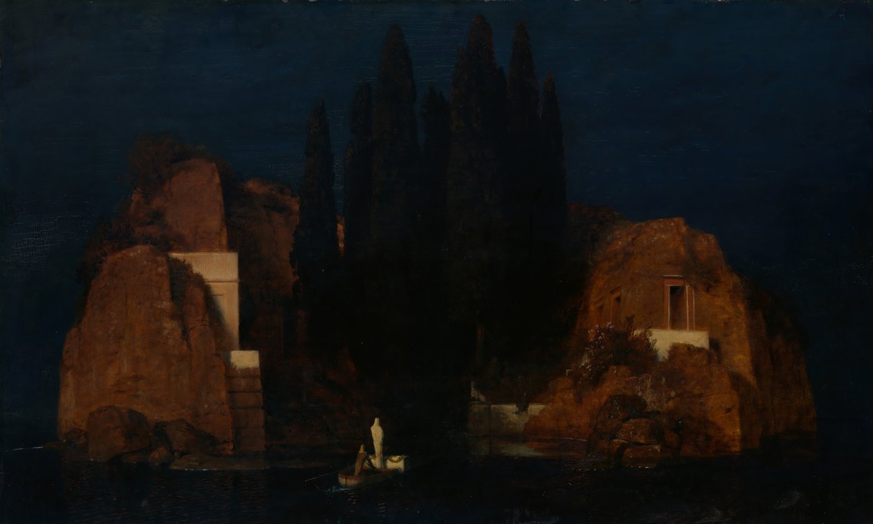 Isla de los Muertos, 1880 de Arnold Böcklin