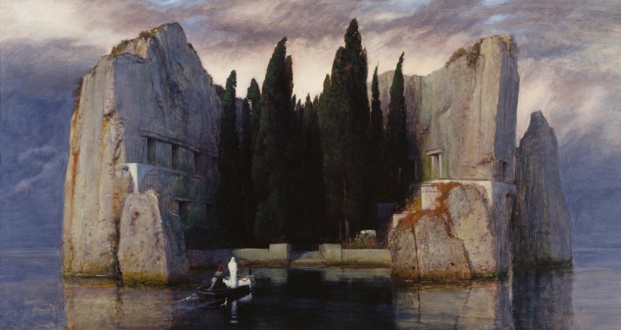 La isla de los muertos, 1883 de Arnold Böcklin