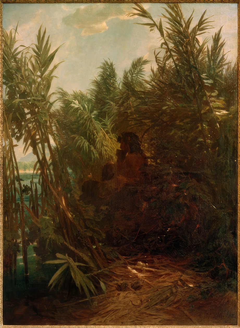 Pan en los juncos de Arnold Böcklin
