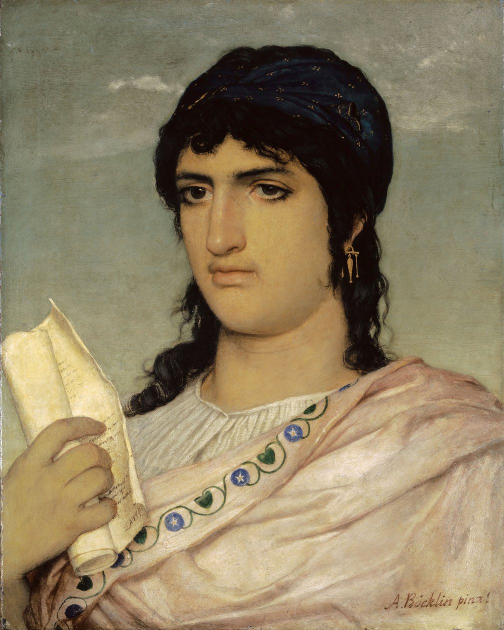 Safo, 1862 de Arnold Böcklin
