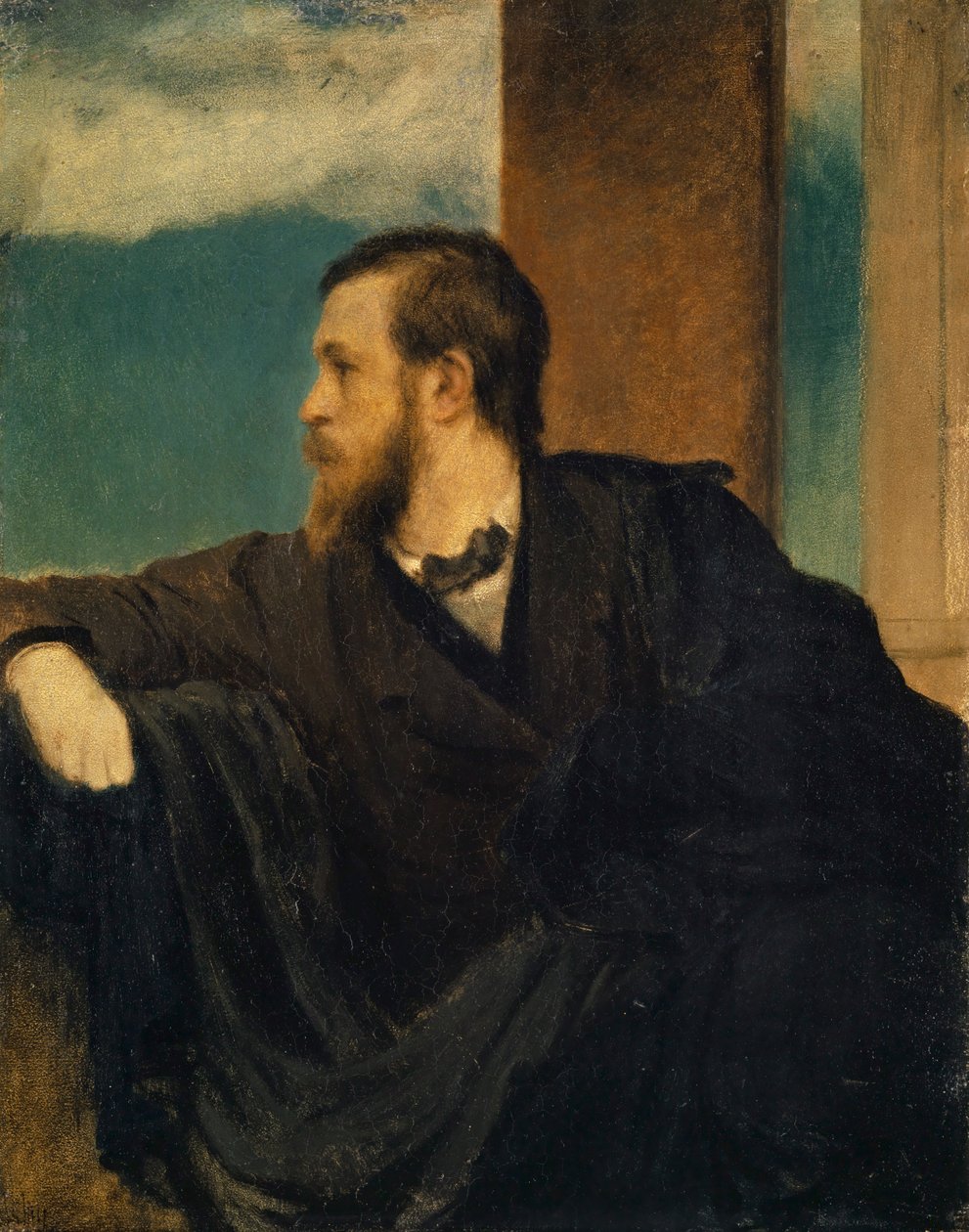 Autorretrato, 1862 de Arnold Böcklin