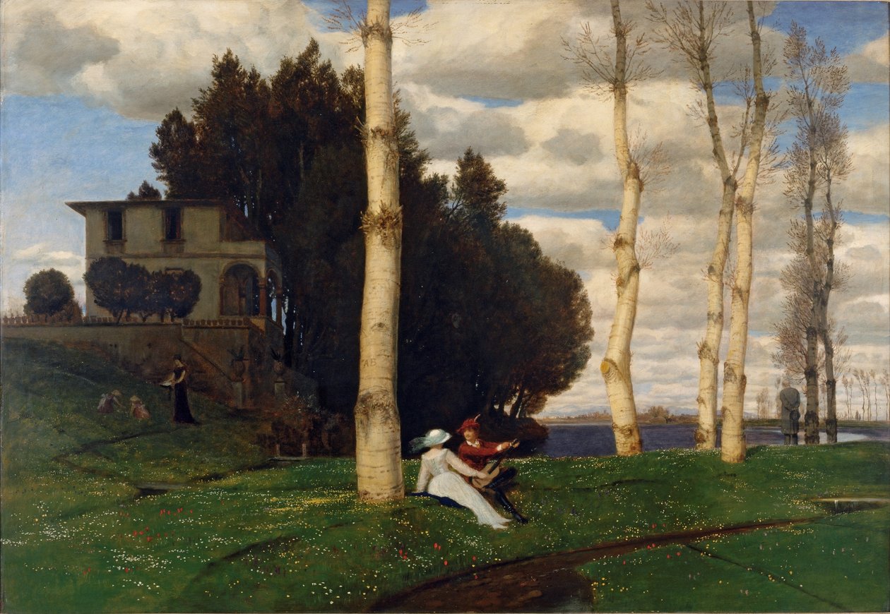 Primavera (Las tres edades de la vida) de Arnold Böcklin