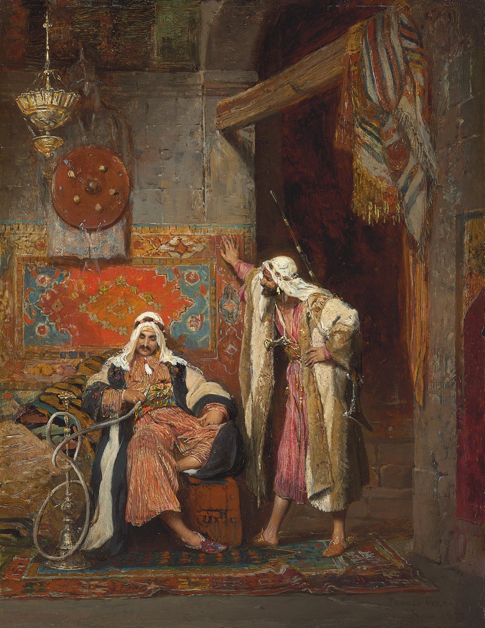 Una conversación ociosa, 1872 de Arnold Corrodi