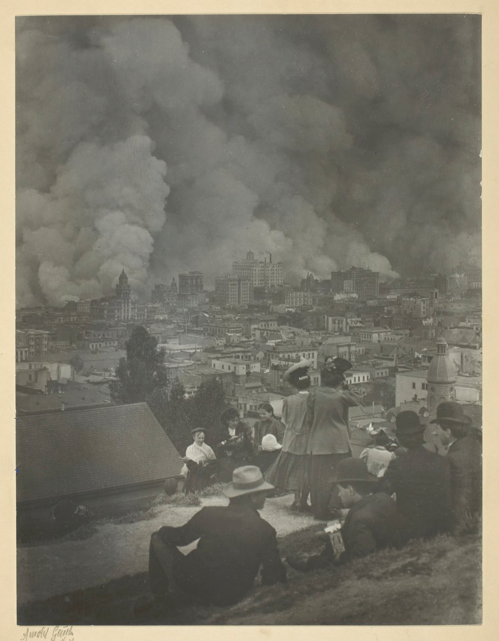 Terremoto de San Francisco, abril 1906 de Arnold Genthe