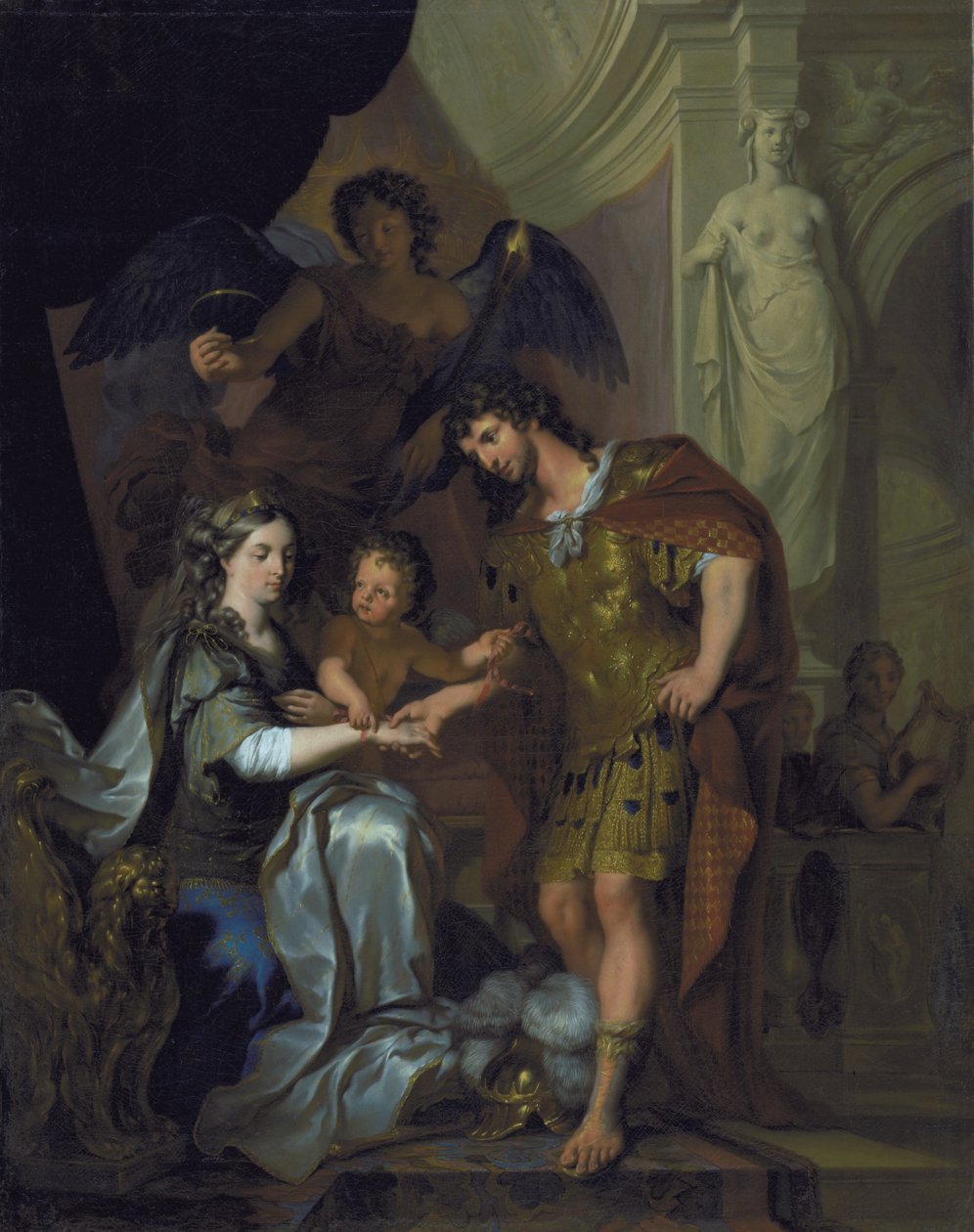 La boda de Alejandro y Roxana (?) de Arnold Houbraken