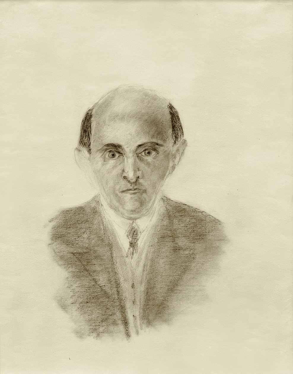 Autorretrato de Arnold Schönberg