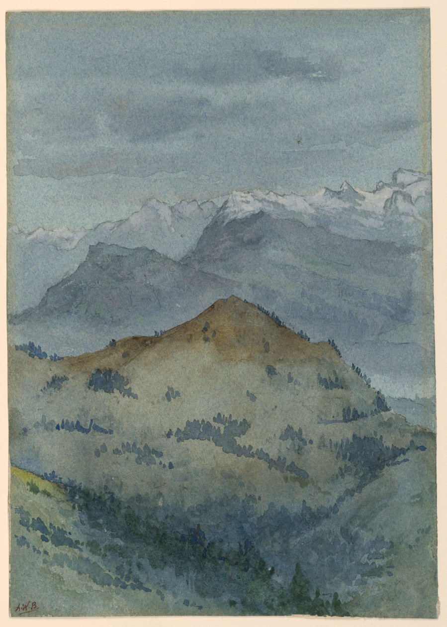Alpes de Arnold William Brunner