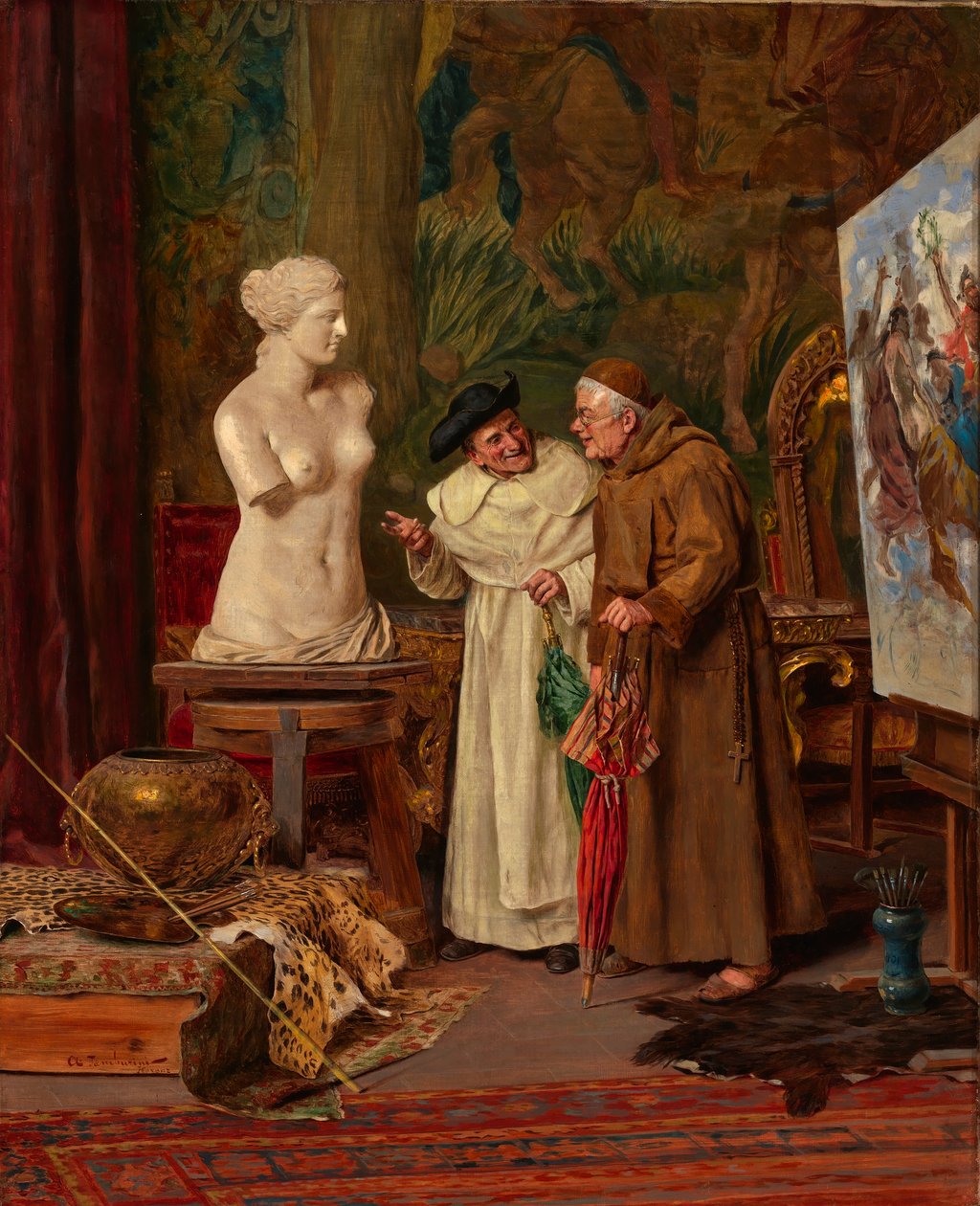 En el estudio de Arnoldo Tamburini
