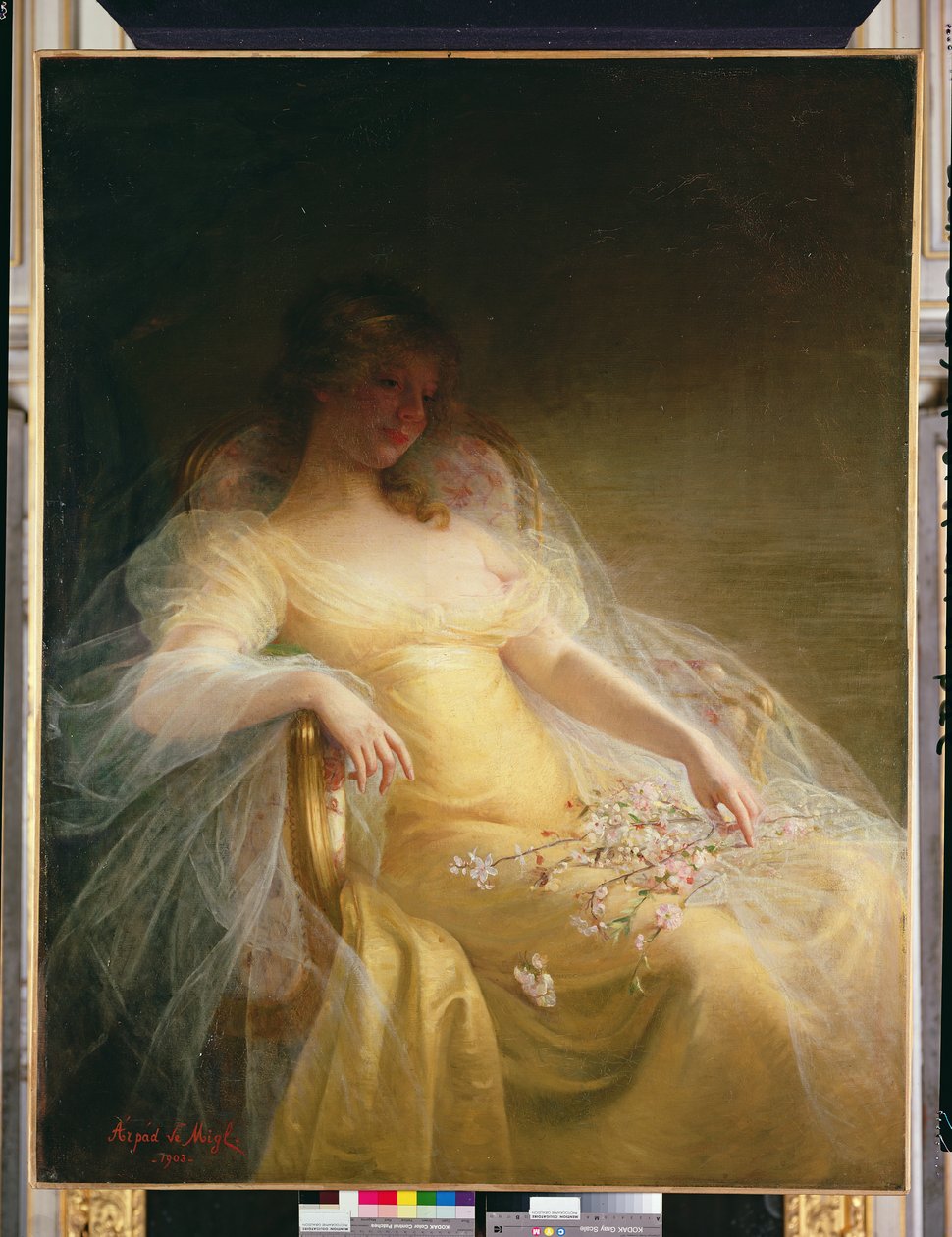 Retrato de una mujer de Arpad Migl