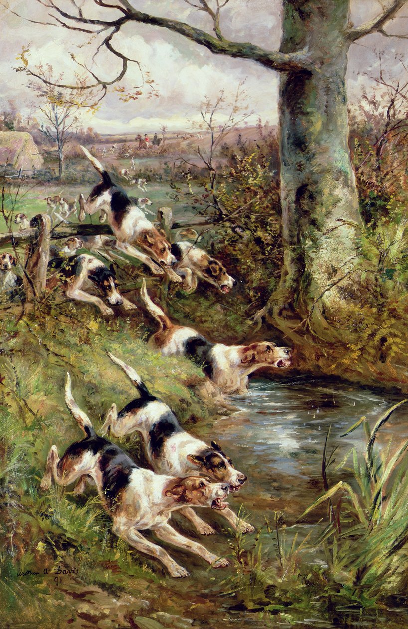 Full Cry, 1891 de Arthur Alfred Davis