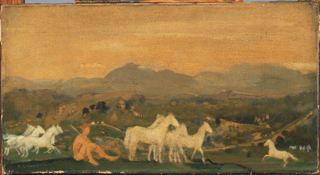 Caballos de Ática de Arthur Bowen Davies