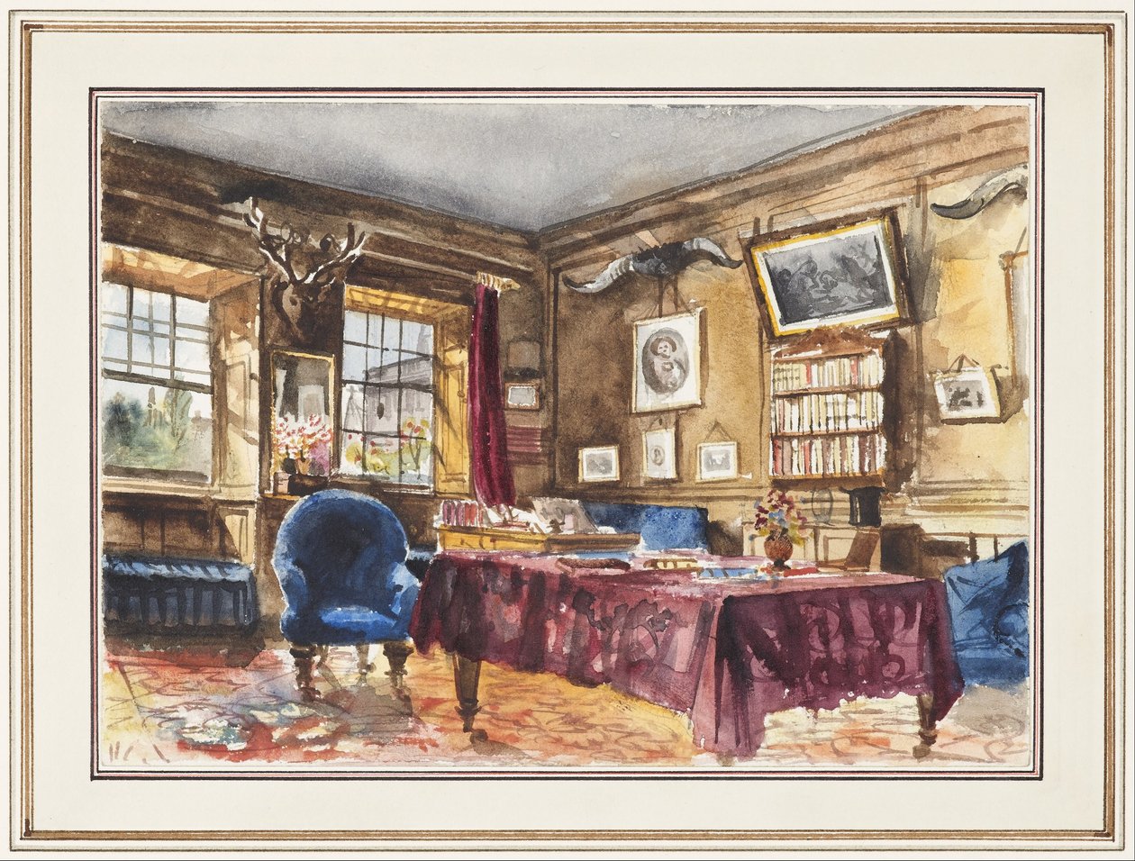 La habitación de Pynson Wilmot Bennitt, Trinity College, Oxford de Arthur Frederick Payne