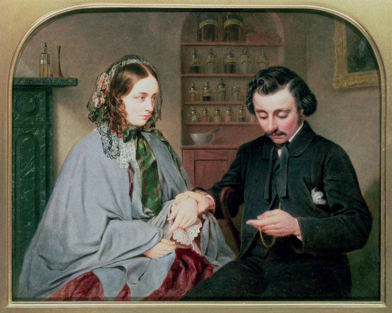 El doctor, c.1860 de Arthur Miles